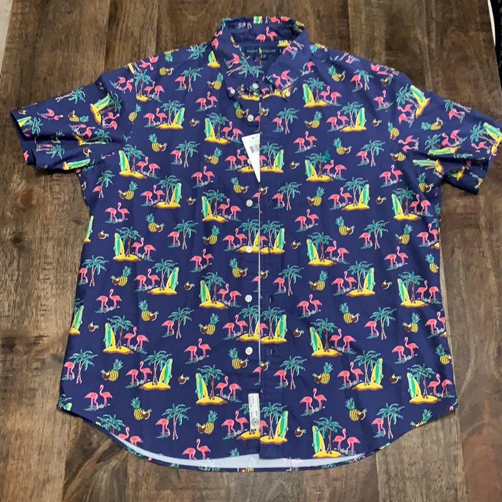 Polo Ralph Lauren Coconut Flamingos Shirt
